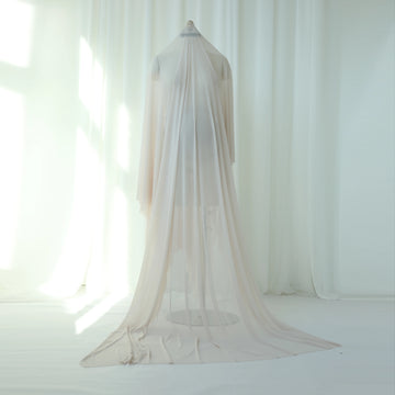 MQTIME  -   Maternity Photography Prop Studio Accessory Sheer Chiffon Fabric for Simple yet Elegant Pregnancy Tulle Simple Modeling Fabric